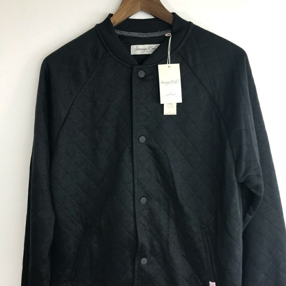 Sovereign Code Black Button Front Jacket - Picture 3 of 7